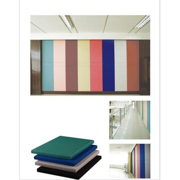 E1 Acoustical Sound Absorption Fiberglass Wall Panel for Replaceable Building Material