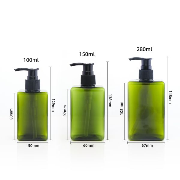 Eco-friendly Leak-proof PET Pump Bottle - Customizable Plastic Shampoo Dispensing Container