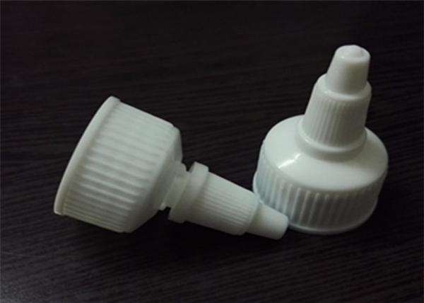 Black / Customized Color Durable Plastic Screw Caps Smooth Closure Type
