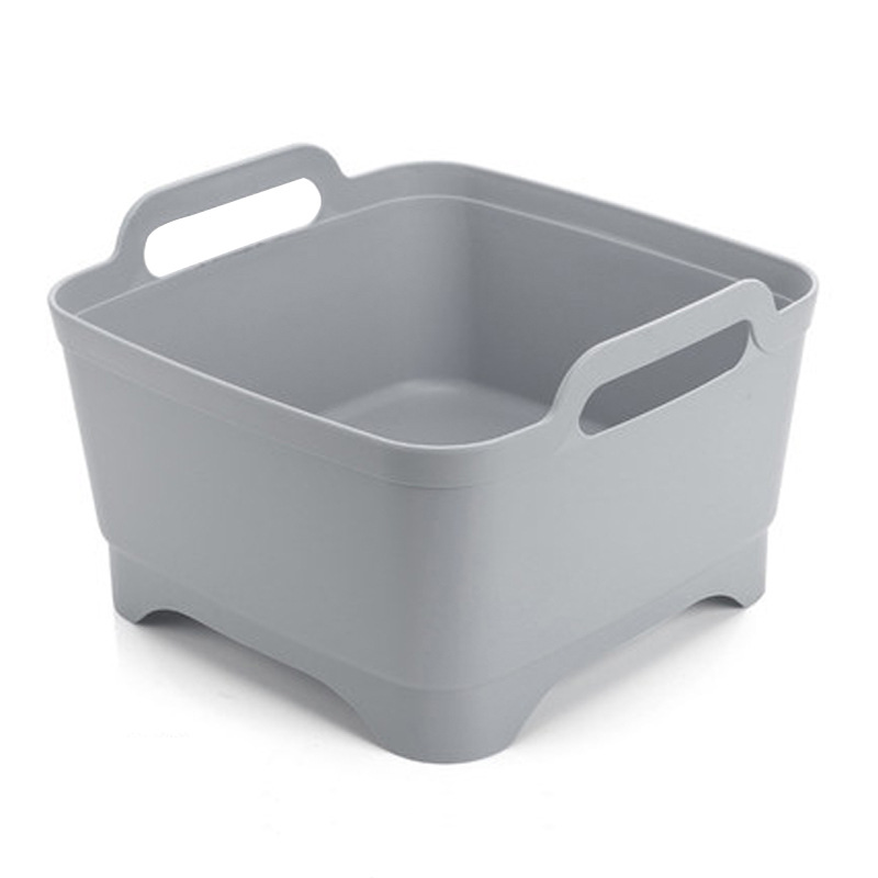 Multi-Functional PP Kitchen Washing Basket Fruit & Vegetable Storage Basin with Drain for Home Use