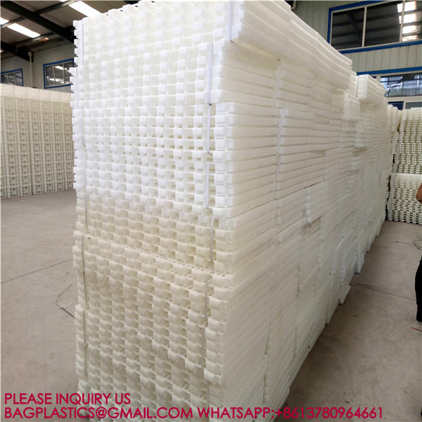 Green Color 40*27cm Rabbit Slat Floor Chicken Plastic Slat Floor Poultry Farm Slatted Flooring