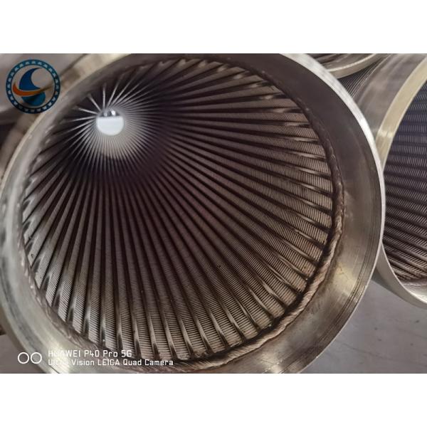 SS304 5.8m棒は水ワイヤー スクリーンの管10を潅漑のための#20スロット基づかせていた