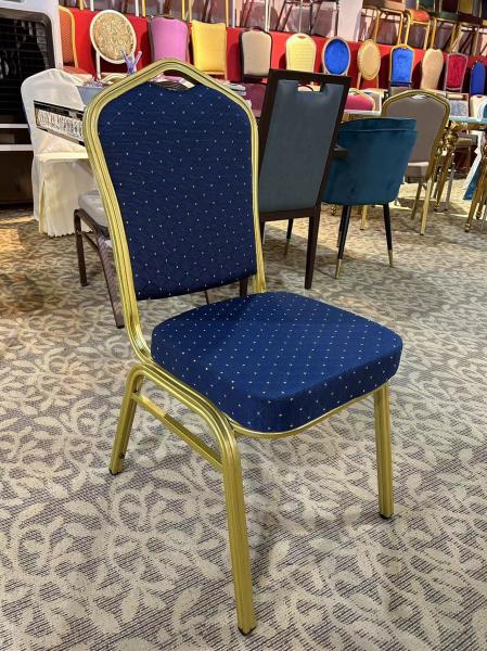 Function Hall Stackable Banquet Chair Iron Matel Moulded Foam