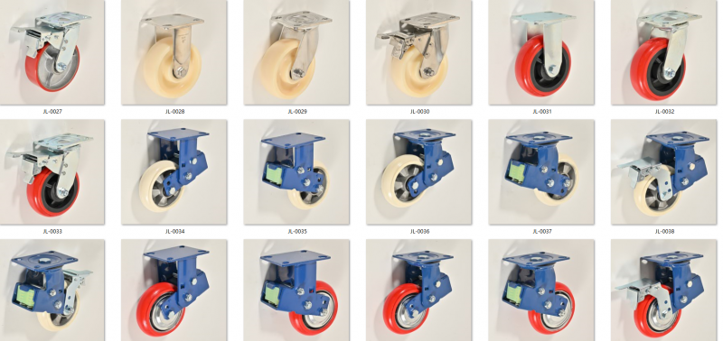 Heavy Duty Trolley Wheels  Non Marking Casters Nylon Ball Castor  Loading Bearing 4 Inches Swivel Heavy Loads.
