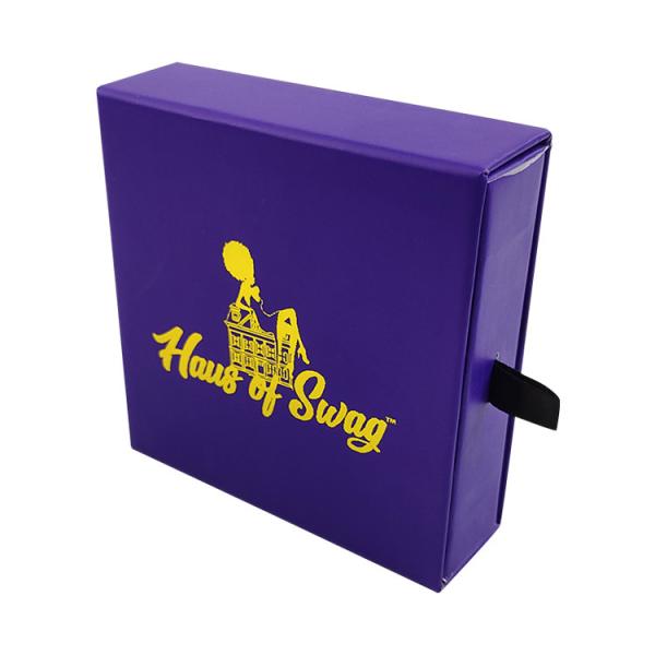 Full Color Printing Eco Friendly Gift Box Packaging Custom Size Drawer Paper Box