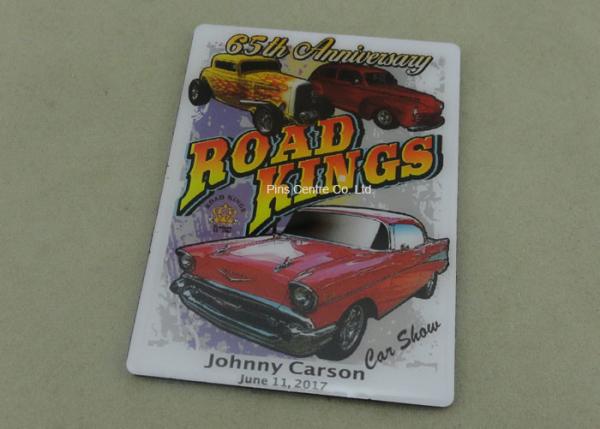 Hard Soft Enamel Name Car Souvenir Badges / Handmade Security Tin Button Metal Lapel Pin Badges