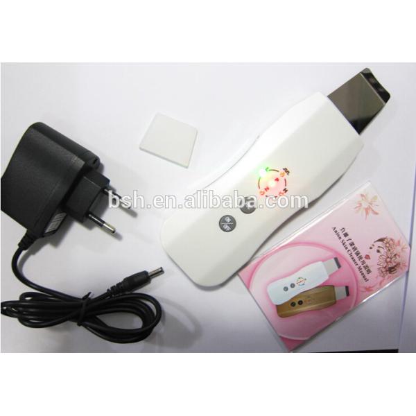 Portable Rechargeable 2in1 Ultrasonic Facial Skin Scrubber Anti-aging Lift