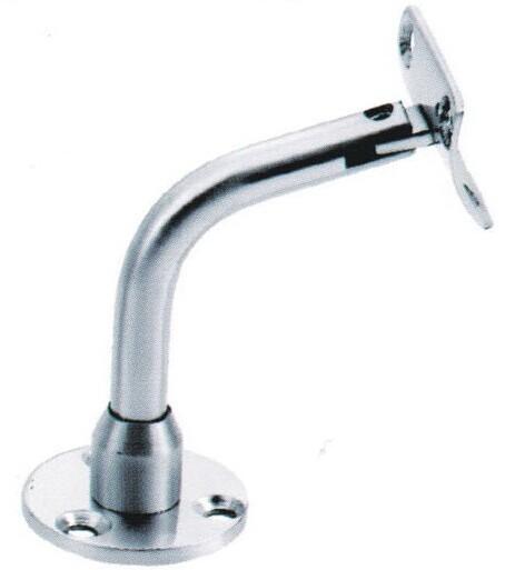 Handrail bracket wall to rail connector RS308, material stainless steel ss304, finishing Satin, mirror