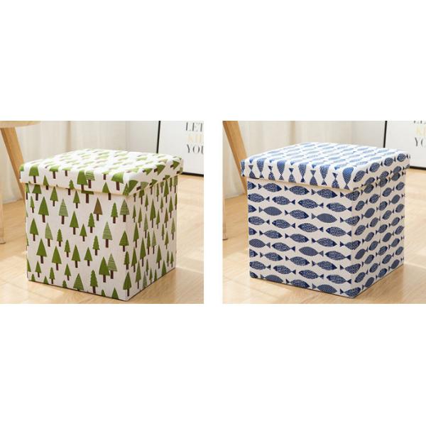 Living Room Contemporary Footstool Ottoman With Storage