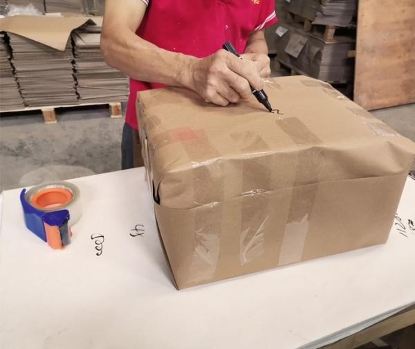 Brown Kraft Paper Roll 175GSM 600mm Width for Packaging Wrapping Food Grade Eco Friendly Recyclable Material