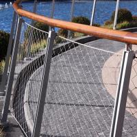 Diâmetro de fio da malha 1.5mm da corda dos Ss da escadaria da ponte