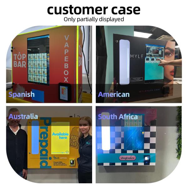 Desktop  Electronic  Mini Vending Machine With Age Checker Nayax Carder