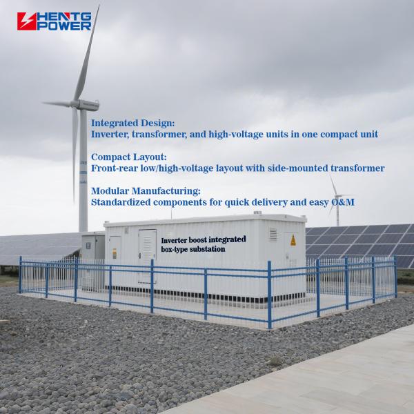 Wind Farm Step-Up Prefabricated Cabin MV/HV Substation Cabin for Wind Turbines