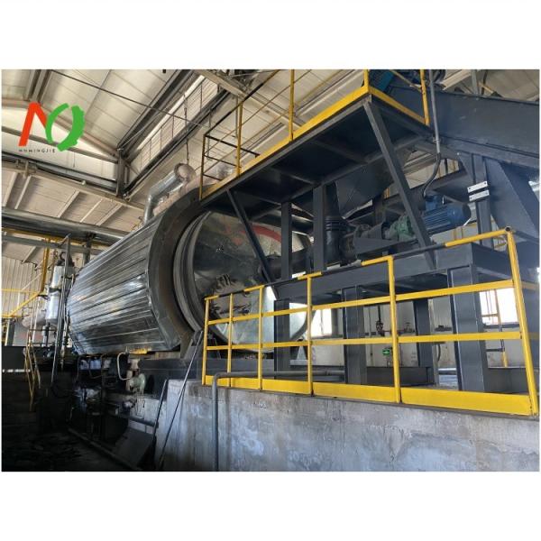 Plastic to Fuel Oil Semi Continuous Waste Tyre Pyrolysis Equipment for Energy Mining