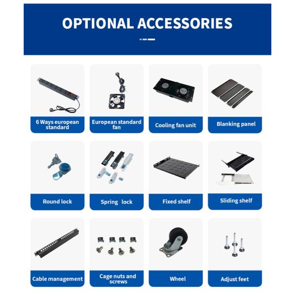 Customized 27U 800*800*1400 Standard 19 Inch Data Center Server Rack with 2.0 Thickness