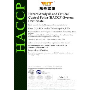 Wuhan Zhenhe Food Tech Co., Ltd. Certifications