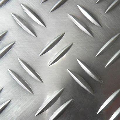 Constrution Material H12 1060 3003 3105 5052 Embossed Alloy Aluminium Checker Sheet Anti-Corrosion Anti-Skid Tread Aluminum Checkered Plate