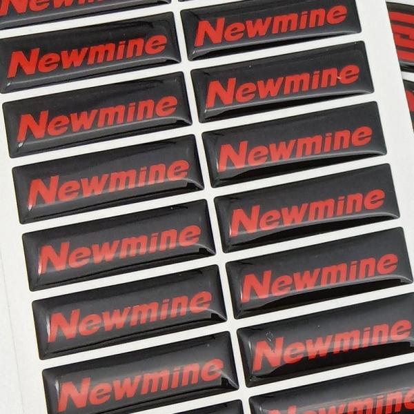 Custom Size Decoration Crystal Stickers Clear 3D Epoxy Domed Vinyl Sticker Labels