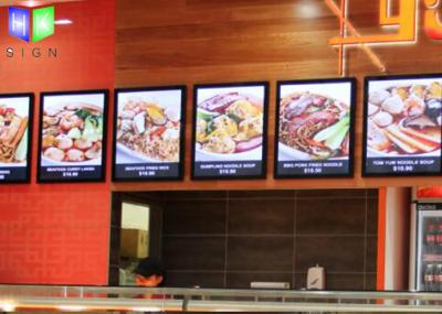 Slimline Light Box Snap Frame Customized , Illuminated Poster Frame Light Box