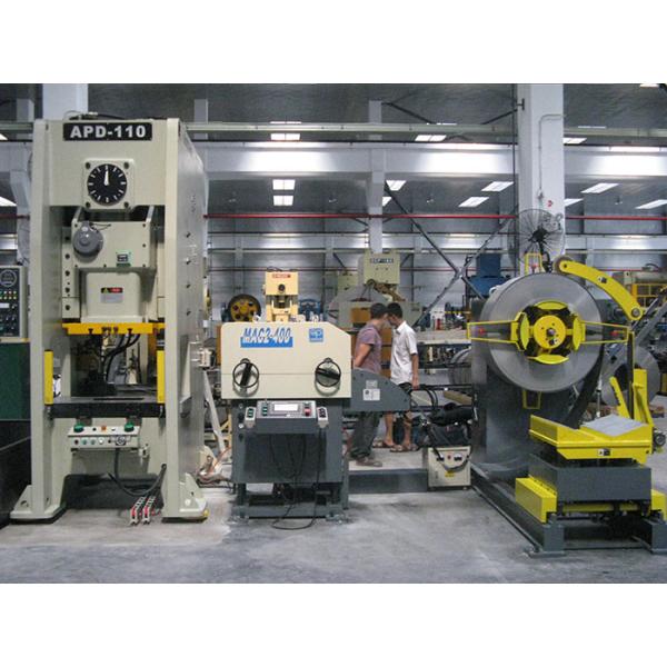 Stable Metal Sheet Straightening Machine / High Precision Nc Servo Feeder