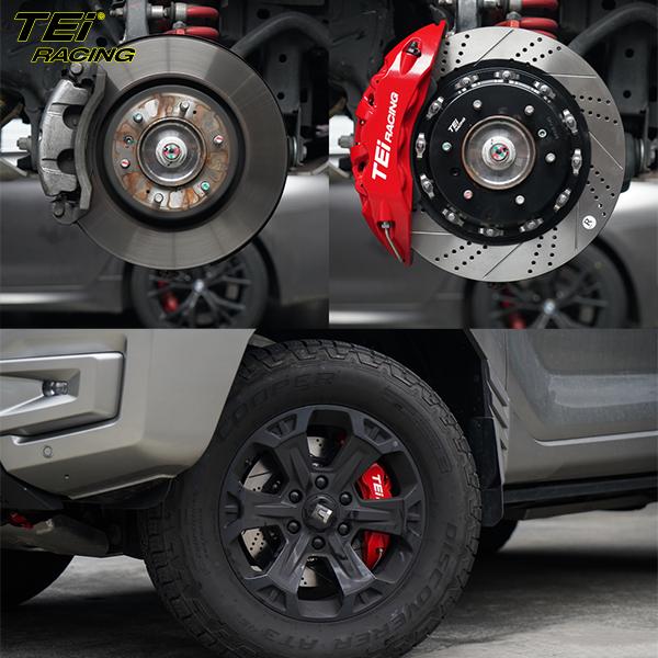 TEIRacing SR6 Front Big Brake Kit 6-Piston Caliper 355x32mm Rotor for Tank 400