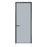 Indoor 8mm Single Glass Aluminium Casement Doors Modern Design