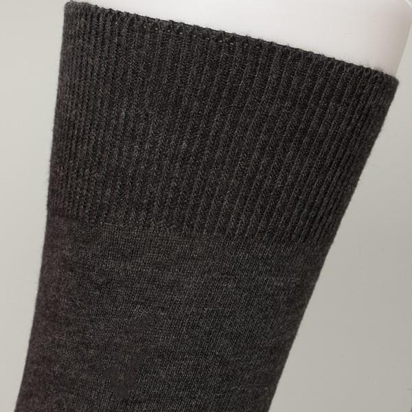 Orange Bamboo Fiber Cotton Dress Socks With Elastane Anti Bacterial Material