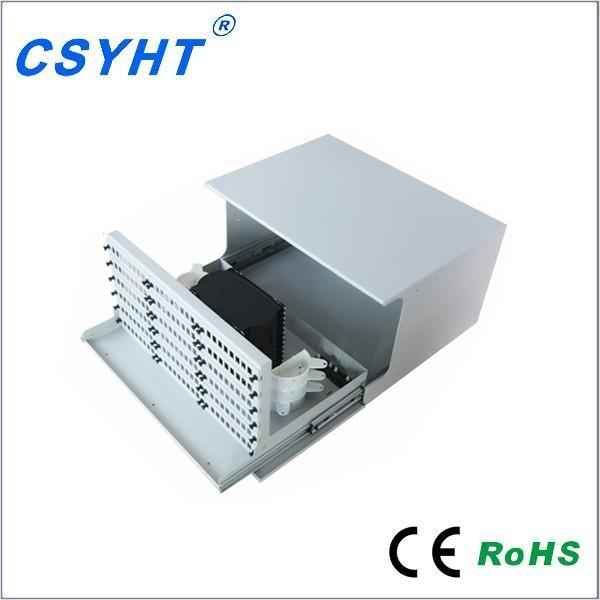 48 96 144 Core Fiber Optic Patch Panel Drawer Slidable Rack Mounted Standard Size