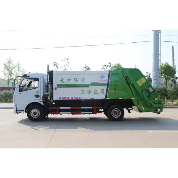 Garbage Collection Equipment 3ton 4mt Dongfeng Refuse Compactor Truck