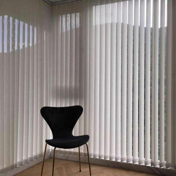 Vertical Smart Hotel Type Curtains Bluetooth Controllable Rope Control