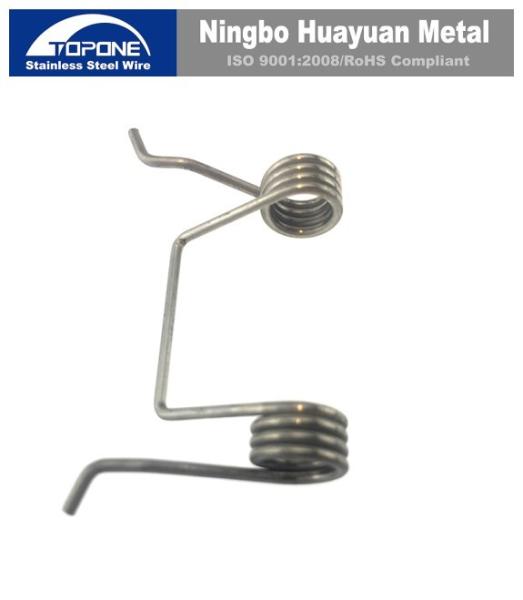 Fil de ressort adapté aux besoins du client par fabrication d'acier inoxydable en métal pour le clip à ressort 300series