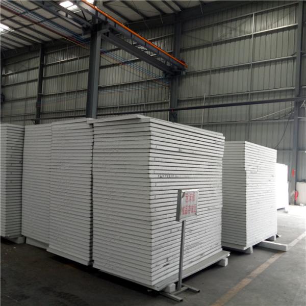 50mm smooth surface 0.376mm eps sandwich wall panel for prefab house