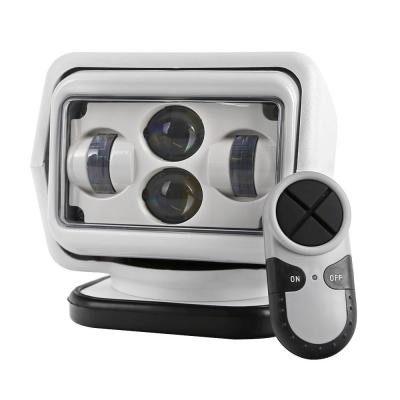 4800lm 60W LED Search Light 360° Rotating Remote Control IP 67 Work Light