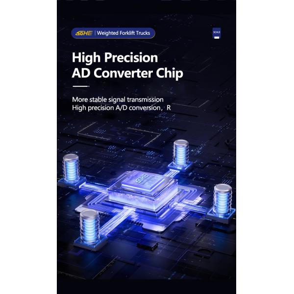 SOHE SCS Printing Meter Heavy Yellow  Forklift Scale With LED Display