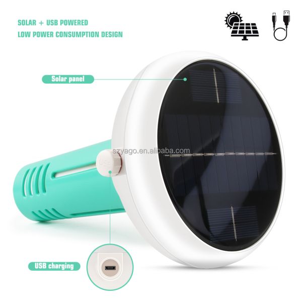 WiFi 7 in 1 Solar Energy Water Quality Monitor IP67 Waterproof Digital pH Meter for Swimming Pool