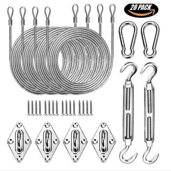 Нержавеющая сталь 316 крыша Солнце паруса части на открытом воздухе