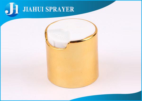 Aluminum Plastic Cosmetic Bottle Caps / Commercial Shampoo Bottle Cap Eco - Friendly
