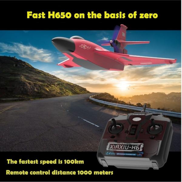 Raptor H650 Epp Foam 6ch Rtf Led Lights Sea Land Air Electric Radio Control Rc Jet Fighter Brushless Aviation Toy Perfect