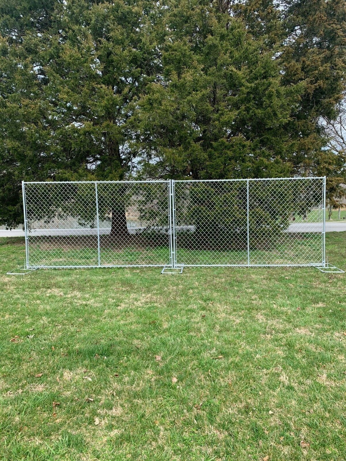 Гальванизированное временное звено цепи 16mm 50x50mm загородки