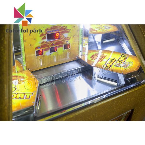 Gold Fort Arcade Coin Pusher With internal Bill Changer At Casino