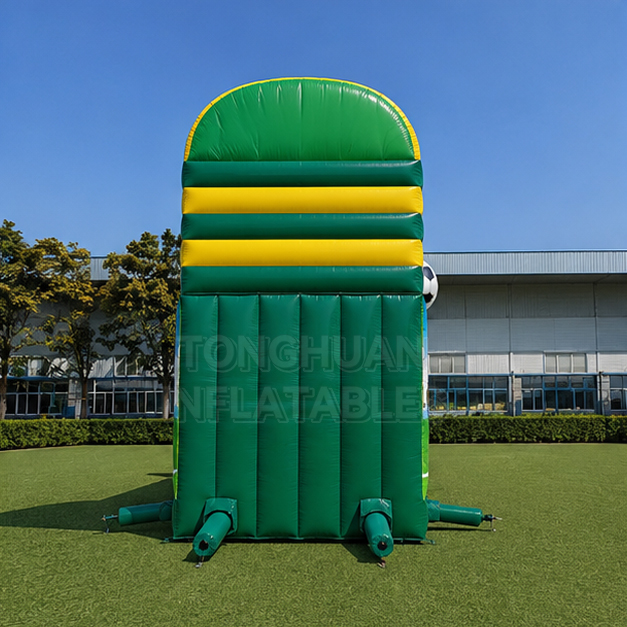 Custom Football Theme Inflatable Slide with Bounce House for Commercial Entertainment
