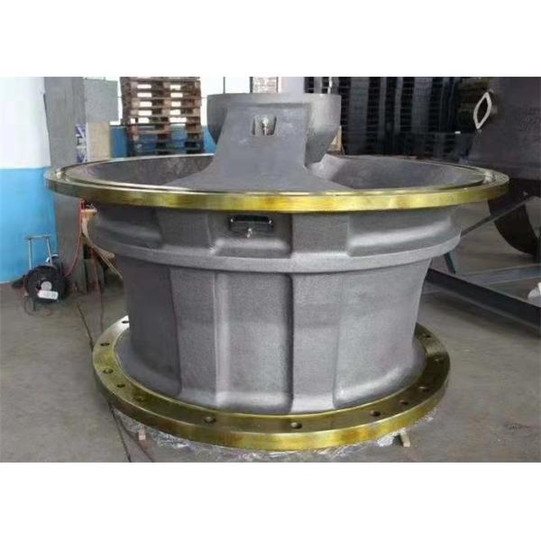 Cone Crusher Bottom Shell / Alloy Steel Upper Shell With Heat Treatment