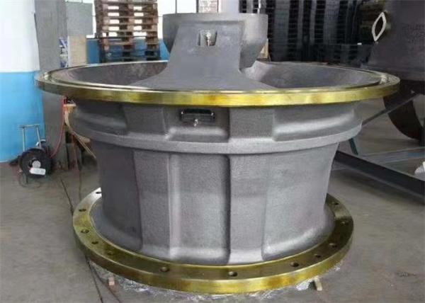 Cone Crusher Bottom Shell / Alloy Steel Upper Shell With Heat Treatment