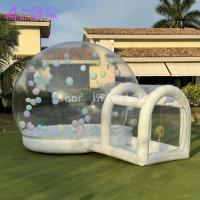 Commercia Inflável Bolha Transparente Tenda de Cor Casa de Bolhas Inflável Com Fundo