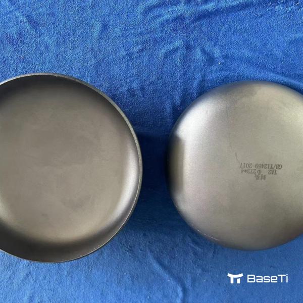 Customized Titanium Pipe Fittings Grade 1 Grade 2 Titanium Pipe Cap Corrosion Resistance