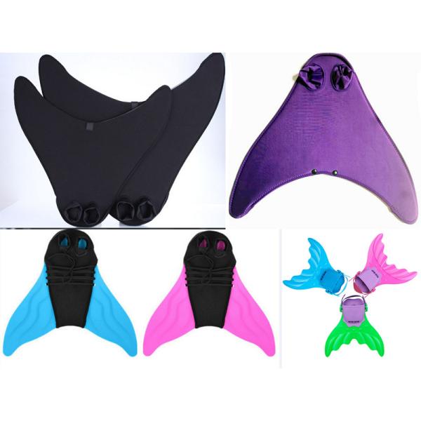 Fashionable Design Mermaid Monofin , Flexible Mermaid Fins For Swimming