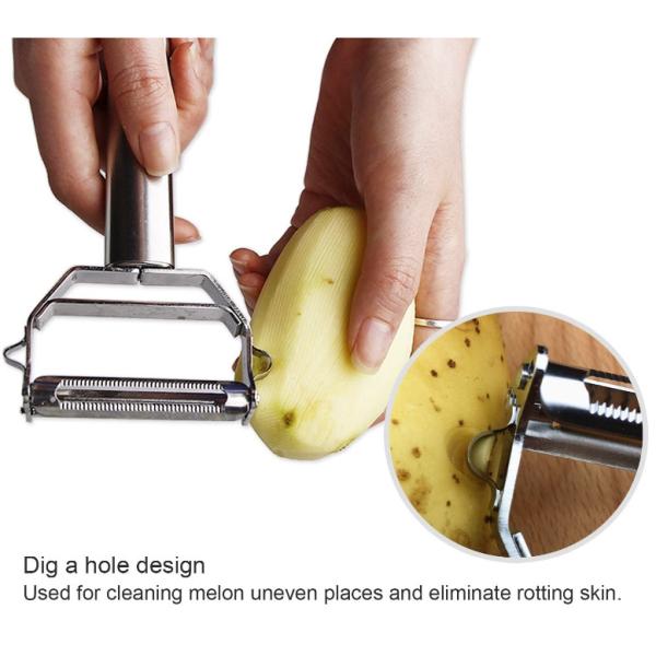 Многофункциональная картошка Peeler нержавеющей стали Peeler овоща Julienne