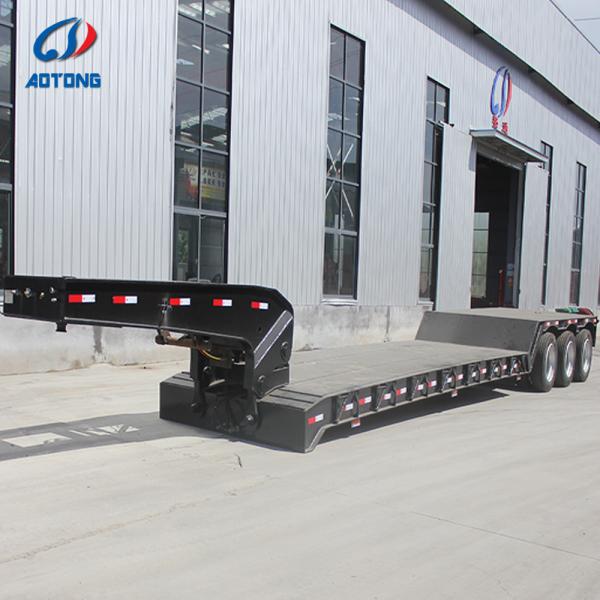 Hydraulic Removable Gooseneck Lowboy Trailer 100T Payload 18000mm