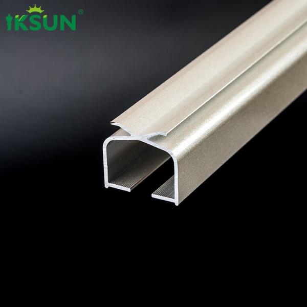 Straight Aluminium Curtain Track Heavy Duty Double Ceiling Hanging