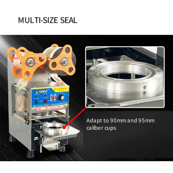 0.36kw 24kg Cup Sealer Machine For Plastic Bottle